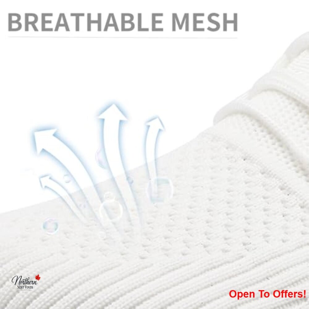 Slip On Running Shoes Women Lightweight Breathable Mesh Athletic Sneakers - Picture 4 of 7